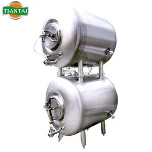 1200L 10BBL Double Wall Top Manway Jacketed Brite Beer Tank with CE certificate