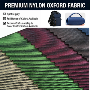 Bolsa de Lona para Equipaje Resistente a la Abrasión, Recubierta de PVC, 100% Poliéster, con Colores Personalizados, Tela Oxford de Sarga Bicolor 600D - Product Image 1