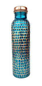 ขวดน้ำ100% ทองแดงบริสุทธิ์สีสันสดใสเคลือบหลายสีสมบูรณ์แบบสำหรับบนโต๊ะในครัวอุปกรณ์เครื่องดื่มใช้ทุกวัน - Product Image 6