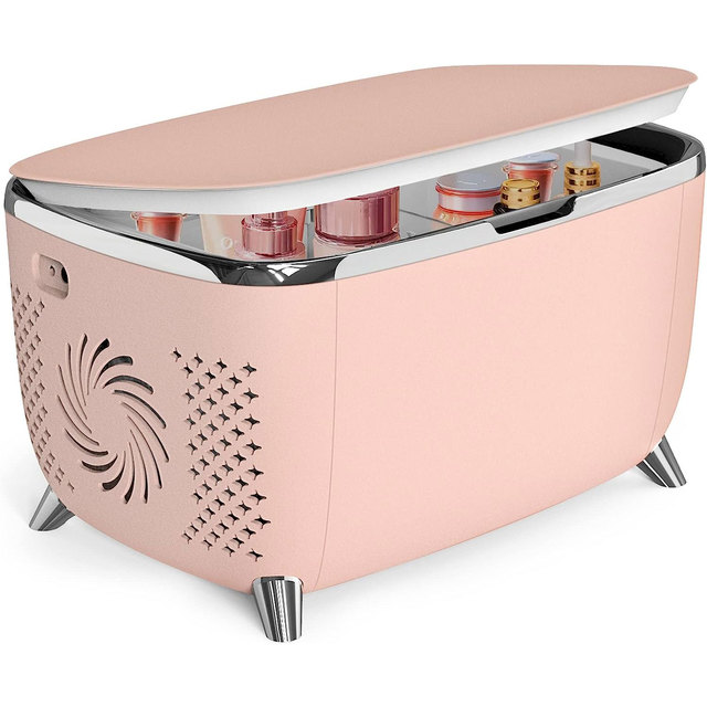 Wholesale Skincare Fridge Cosmetics 6 Liter Luxury Beauty Skin Care Retro Mini Cosmetic Fridge Small Cute Refrigerator
