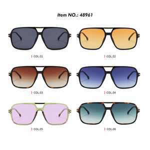 Lunettes de soleil Superhot Eyewear 48961 Fashion 2026, style rétro classique, surdimensionnées, carrées, avec verres dégradés, protection UV400, style aviateur - Product Image 5