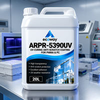 Revêtement dur UV-Curable ECOWAY ARPR-5390UV |   Film PET flexible |   Dureté du crayon 4H |   Transmittance de 97% |   Anti-rayures |