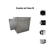 HVAC-ventilación de aire acondicionado Uni boot, conducto de aire de techo, caja de cojín Plenum