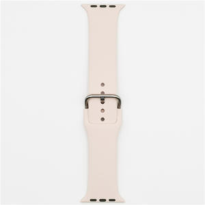 Compatible avec Apple Watch Ultra Series 8 7 6 5 4 3 2 1 SE, bracelet en silicone sport avec boucle en fer - Product Image 6