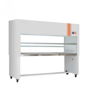 Campana de flujo de aire laminar vertical Clase 100 Banco de limpieza de laboratorio con elemento de filtro Hepa Tipo Gabinete de flujo laminar de acero inoxidable - Product Image 4