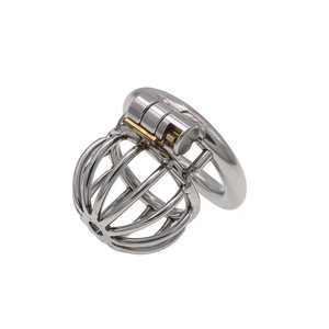 Jaula de castidad de acero inoxidable para hombres, dispositivo de cinturón de castidad, jaula para pene, esclavo, castigar, diversión, Bondage BDSM, Juguetes sexuales para parejas - Product Image 5