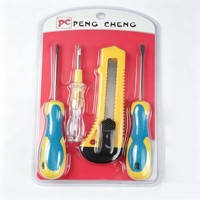 Ensemble d'outils à main PH01, Kits d'outils à main, Tournevis, Couteau, Brosse, Pince, Marteau, Ruban adhésif, Gamme de produits à 1$, Série 1$ Matériel et Outils