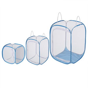 Joegen Grote Mesh Vlinder Insectenhabitat Kooi Ademend Glazen Aquarium Met Solide Patroon Pop-Up Ontwerp - Product Image 1