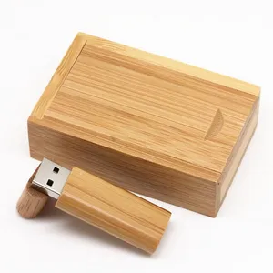 Bulk Gitra Wooden Keyring Wooden USB Logo Flash Drive 8GB 16GB USB Bracelet