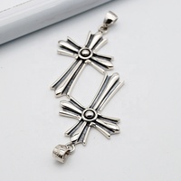 Vente en gros de bijoux fins très demandés, pendentif croix en argent 925
