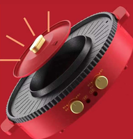 Casserole électrique portable tendance 2025, 5L, revêtement antiadhésif, poêle électrique, multicuiseur, marmite de cuisson, usage domestique
