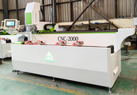 Machine de perçage et de fraisage CNC à double tête verticale de 1800 mm et 2500 mm, machine de perçage CNC pour profilés