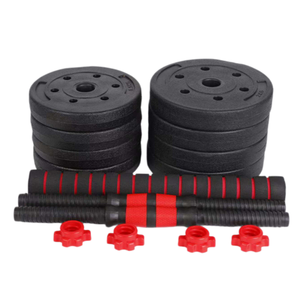 Juego <span class=keywords><strong>de</strong></span> Mancuernas Ajustables <span class=keywords><strong>de</strong></span> 10 kg, 15 kg, 20 kg, Hierro y PVC <span class=keywords><strong>de</strong></span> Alta Calidad, <span class=keywords><strong>Kit</strong></span> <span class=keywords><strong>de</strong></span> Pesas para <span class=keywords><strong>Gimnasio</strong></span> en Casa con Barra, Kettlebell y Soporte para Flexiones - Product Image 2