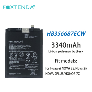 อุปกรณ์เสริมสมาร์ทโฟนคุณภาพสูง AAA HB356687ECW <span class=keywords><strong>แบ</strong></span><span class=keywords><strong>ต</strong></span>เตอรี่3340mAh สำหรับ <span class=keywords><strong>Huawei</strong></span> <span class=keywords><strong>Nova</strong></span> 2S <span class=keywords><strong>2i</strong></span> 2 plus Honor 7X Mate 10 Lite 3i - Product Image 2