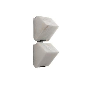 Applique murale française <span class=keywords><strong>Pierre</strong></span> Chareau en marbre naturel LED fond chambre miroir de chevet élégant Design d'entrée avant - Product Image 1