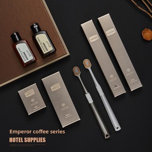 Kit de salle de bain jetable haut de gamme pour hôtel, série Dika, ensemble de 13 pièces, logo imprimé, comprend brosse à dents et dentifrice, pour maison d'hôtes - Product Image 2