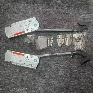 Armoire de <span class=keywords><strong>cuisine</strong></span> à double ouverture avec fermeture douce, porte rabattable, système de maintien à double battant, support de porte hydraulique pour quincaillerie de <span class=keywords><strong>cuisine</strong></span> - Product Image 2