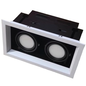 Foco de luz <span class=keywords><strong>led</strong></span> cob para interiores de Hotel, luz de punto ajustable de 5w, 7w, 12w y <span class=keywords><strong>20w</strong></span>, doble ángulo de doble cabeza, empotrado <span class=keywords><strong>cuadrado</strong></span> - Product Image 3