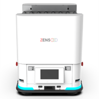 Robot AGV de manutention d'entrepôt à navigation laser, convoyeur intelligent, capacité 300 kg, haute efficacité pour les marchandises d'usine