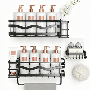 Meilleur panier de douche suspendu pour salle de bain, support mural pour savon, organisateur de salle de bain, panier de douche - Product Image 1