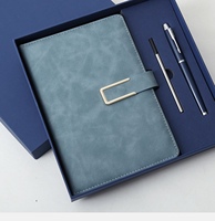 Ensemble cadeau de carnet de notes personnalisé, stylo, luxe, couverture souple en cuir PU, papeterie, logo personnalisé avec stylo, journal, agenda, impression