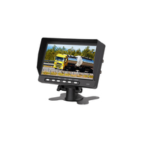 Usine OEM Hot HD 7 pouces 2 canaux entrées vidéo surveillance des angles morts moniteur de voiture rabattable avec frein