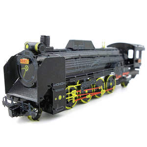 Modèle de locomotive Crazy Model D51, tout en métal, en acier inoxydable, assemblage DIY, <span class=keywords><strong>puzzle</strong></span> 3D sans colle, moins de 50 pièces - Product Image 3