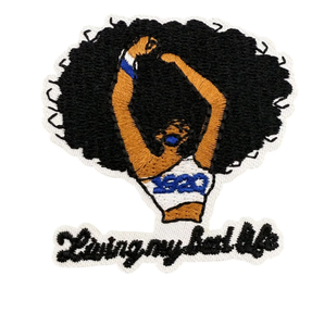 بقع ترويجية المطرزة SGR Sigma Gamma Rho تصميم أزياء نسائي تصنعه بنفسك للسترات والحقائب والفعاليات الترحيبية - Product Image 6