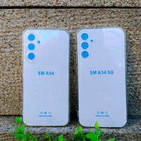 Étui de téléphone portable en TPU hautement transparent et épaissi de 1,5 mm pour Samsung Galaxy S25 S24 Ultra S23 FE A16 A36 A56 A26 5G S26 Plus