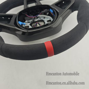 Volante Deportivo con Franja Superior Roja de Alcántara, el Más Popular, para Modelos de Automóviles BMW X3 X5 CS M3 M4 M5 - Product Image 4