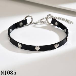 Punk Style PU <strong>Leather</strong> Personalized Fashion <strong>Necklace</strong> for Women and <strong>Men</strong> - Product Image 5