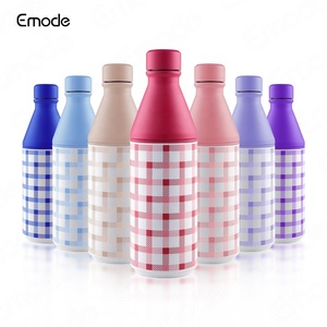 <span class=keywords><strong>Botella</strong></span> de Agua Deportiva Aislada de Acero Inoxidable de 12 oz, <span class=keywords><strong>Botella</strong></span> Reutilizable a Prueba de Fugas con Diseño a Cuadros para Viajes y Uso al Aire Libre - Product Image 5