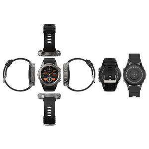 Reloj Inteligente KM22 para Hombre, Llamadas por BT, Monitor de Ritmo Cardíaco, Aleación, Deportivo para Exteriores, 2 Correas, Conexión Rápida - Product Image 4
