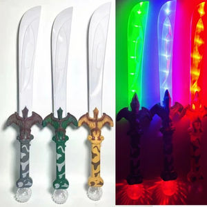Épée de couteau brillant dans le noir avec musique Fournitures de fêtes Cosplay pour enfants Épée de dinosaure LED Jouets <span class=keywords><strong>sabre</strong></span> <span class=keywords><strong>laser</strong></span> - Product Image 5
