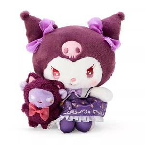 Muñeca de Peluche Melody Kuromi con Falda Rosa Morada, Adorable Muñeca Decorativa, Personaje de Anime Famoso, Juguetes de Peluche para Niñas, Regalo - Product Image 2