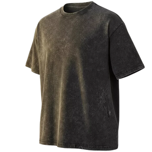 Áo thun nam chất lượng cao, giặt acid, dày dặn 260g, dáng regular fit, 100% cotton, thân thiện với môi trường - Product Image 2