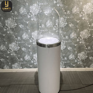 Expositores de góndola de escaparate de joyería de tira de LED curvada de gama alta para uso de vitrina en sala de exposición - Product Image 6