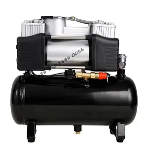 Compressor de ar pequeno sem fio portátil 4L, sem óleo, de baixo ruído, mini bomba inflável para montar carro, 280W, 12V, com ferramentas pneumáticas