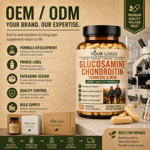 Cápsulas de Glucosamina, Condroitina, Cúrcuma y MSM para la Salud del Cartílago, Fórmula Personalizada, Producción en Instalación con GMP, Venta al Por Mayor - Product Image 5