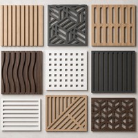 Panneau mural rainuré en MDF mélaminé premium 18 mm 4x8 pieds, panneau en bois rainuré pour affichage en magasin, aménagement de boutique en PVC et organisation murale
