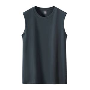 เสื้อยืดแขนกุดสีพื้นลำลองระบายอากาศดีสำหรับฤดูร้อน รับผลิตตามสั่งพร้อมโลโก้จากโรงงาน ขายส่ง - Product Image 5