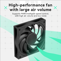 Linengcooling Single Tower Copper CPU Cooler 4 Heatpipe PWM Fan Fluid Bearing Silent Cooling for Gaming Desktop Computer Intel