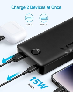 Cargador Portátil, Batería Externa de 325 Ah, Paquete de Batería de 20000 mAh, con 2 Puertos, Admite Carga Rápida de 15 W, Compatible con Teléfonos <span class=keywords><strong>Anker</strong></span> - Product Image 2