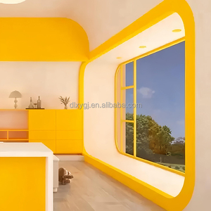 Maison capsule spatiale créative <span class=keywords><strong>de</strong></span> 43 m² |   Maison mobile préfabriquée <span class=keywords><strong>de</strong></span> luxe avec salle <span class=keywords><strong>de</strong></span> bain intelligente pour complexe hôtelier <span class=keywords><strong>de</strong></span> parc à thème - Product Image 6