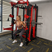 Vente en gros usine : Appareil de musculation multifonctionnel Smith Machine pour la maison, avec système de croisement de câbles et équipement multi-stations