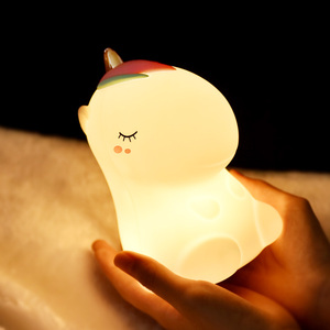 <span class=keywords><strong>Luce</strong></span> notturna per bambini in silicone, piccolo unicorno, mini <span class=keywords><strong>luce</strong></span> d'atmosfera ricaricabile, <span class=keywords><strong>luce</strong></span> notturna a LED RGB a forma di animale per cameretta, <span class=keywords><strong>luce</strong></span> notturna carina per neonati con sensore touch. - Product Image 6