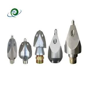 Cs 3/8 ''Thread Schoonmaken Piercing Nozzle Hoge Impact Baggeren Water Jet Rioolbuis Drainage