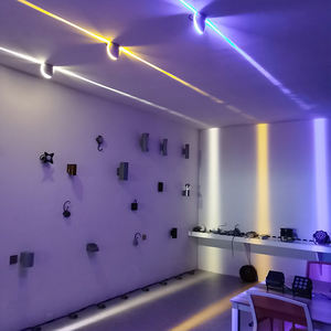 DMX512 lampu ambang jendela, proyeksi luar ruangan tahan air RGB IP65 warna penuh untuk penerangan terowongan taman bangunan - Product Image 3