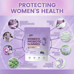 Gummies Probiotiques en Gros Saveur Raisin Équilibre Floraux Soutien Fraîcheur Féminine Marque Privée Usine GMP Laboratoire OEM pour Femmes - Product Image 4