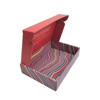 Pliable boîte d'expédition en papier ondulé pour enfants vêtements et costumes avec propre logo